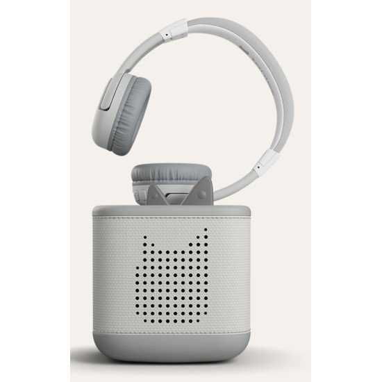 tonies 10003273 casque Casques Sans fil Arceau Musique/Quotidien USB Type-C Bluetooth Gris, Blanc