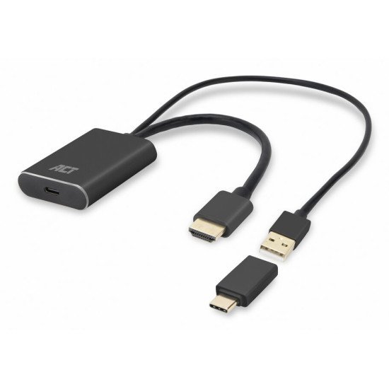 ACT Adaptateur HDMI vers USB Type-C femelle, 4K@60Hz