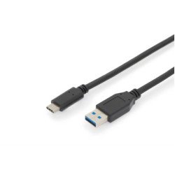 ASSMANN Electronic AK-300146-010-S câble USB 1 m 2.0 USB C USB A Noir ASSMANN Electronic AK-300146-010-S câble USB 1 m 2.0 USB C USB A Noir