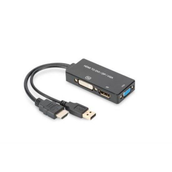 ASSMANN Electronic AK-330403-002-S adaptateur et connecteur de câbles HDMI, DP DVI, DVI-D