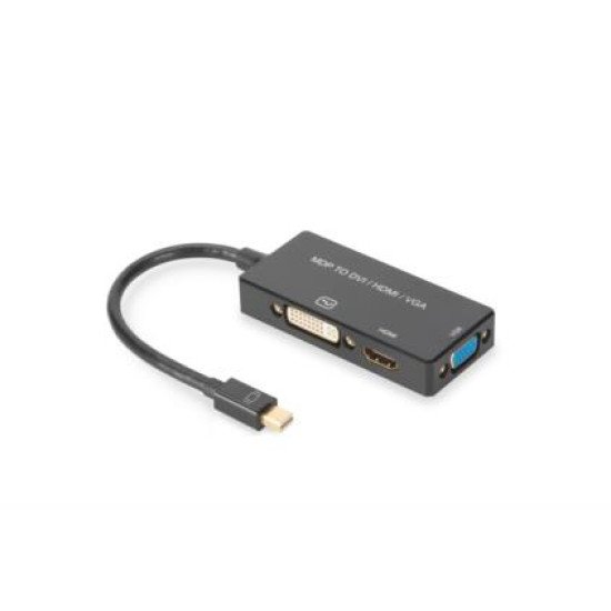 ASSMANN Electronic AK-340419-002-S adaptateur et connecteur de câbles Mini DP DP,HDMI, DVI-D