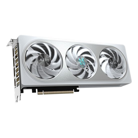 GIGABYTE GeForce RTX 5060 AERO OC 8G Carte Graphique - 8GB GDDR7, 128bit, PCI-E 5.0, 2595 MHz Fréquence du cœur, 3 x DisplayPort, 1 x HDMI, GV-N5060AERO OC-8GD GIGABYTE GeForce RTX 5060 AERO OC 8G Carte Graphique - 8GB GDDR7, 128bit, PCI-E 5.0, 2595 MHz Fréquence du cœur, 3 x DisplayPort, 1 x HDMI, GV-N5060AERO OC-8GD