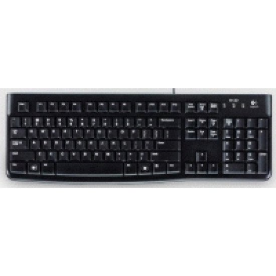 Logitech K120 Clavier USB QWERTY US Noir