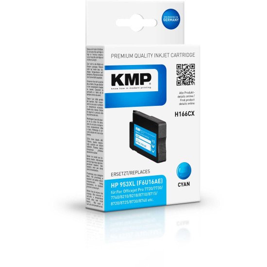 KMP H166CX cartouche d'encre Rendement élevé (XL) Cyan