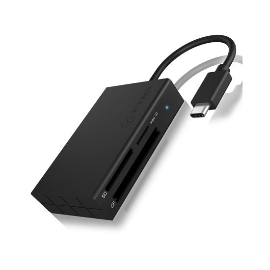 ICY BOX IB-CR401-C3 lecteur de carte mémoire USB 3.2 Gen 1 (3.1 Gen 1) Type-C Noir ICY BOX IB-CR401-C3 lecteur de carte mémoire USB 3.2 Gen 1 (3.1 Gen 1) Type-C Noir