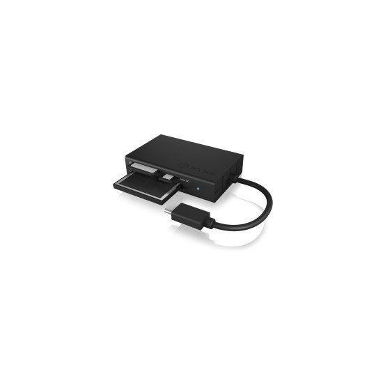 ICY BOX IB-CR401-C3 lecteur de carte mémoire USB 3.2 Gen 1 (3.1 Gen 1) Type-C Noir ICY BOX IB-CR401-C3 lecteur de carte mémoire USB 3.2 Gen 1 (3.1 Gen 1) Type-C Noir