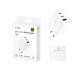 Cudy 67W 3-Port GaN Charger, CH67 1.0 Universel Blanc Secteur Charge rapide Intérieure