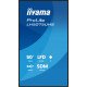 iiyama LH5075UHS-B2AG Écran d'affichage dynamique Écran plat de signalisation numérique 125,7 cm (49.5") LCD Wifi 500 cd/m² 4K Ultra HD Noir Intégré dans le processeur Android 11 24/7
