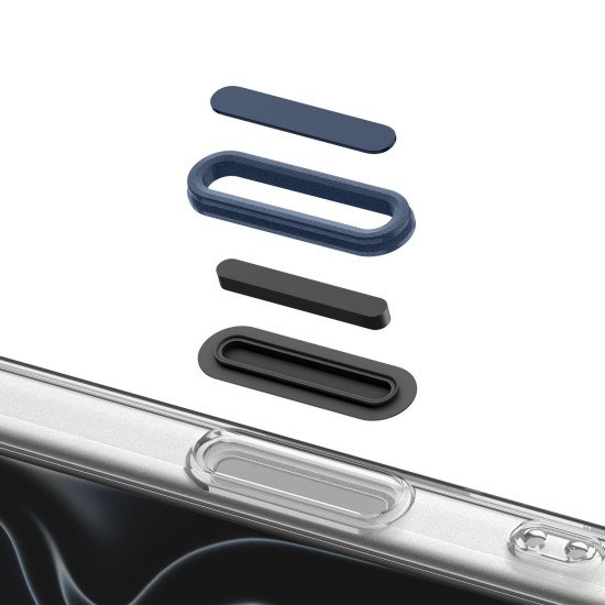 Spigen Ultra Hybrid T (MagFit) coque de protection pour téléphones portables 16 cm (6.3") Housse Transparent, Bleu