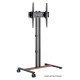 Manhattan Support sur roulettes pour TV/moniteurs, écrans 34" à 55", Compatibilité VESA : de 200x200 à 400x400 mm (vérifiez les dimensions des quatre trous de fixation à l'arrière), charge max. 35 kg, hauteur réglable sur 4 niveaux
