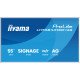 iiyama LH5581UHSG-1AG Écran d'affichage dynamique Écran plat interactif 138,7 cm (54.6") Wifi 500 cd/m² 4K Ultra HD Blanc Intégré dans le processeur Android 10 24/7 iiyama LH5581UHSG-1AG Écran d'affichage dynamique Écran plat interactif 138,7 cm (54.6") Wifi 500 cd/m² 4K Ultra HD Blanc Intégré dans le processeur Android 10 24/7