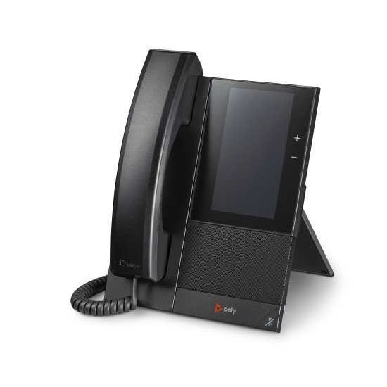 POLY CCX 505 téléphone fixe Noir 24 lignes LCD Wifi