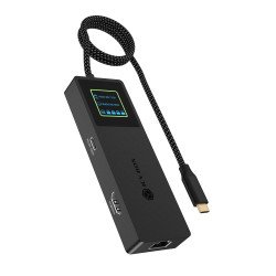 ICY BOX Spade Dock 4038 Avec fil USB 3.2 Gen 2 (3.1 Gen 2) Type-C Noir