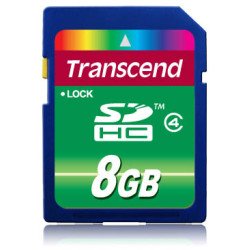 Transcend TS8GSDHC4 mémoire flash 8 Go SDHC