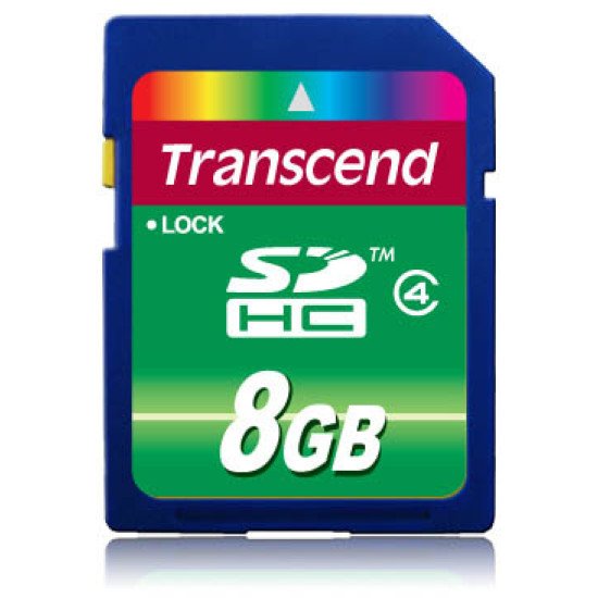 Transcend TS8GSDHC4 mémoire flash 8 Go SDHC