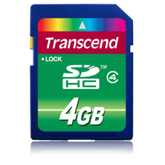 Transcend TS4GSDHC4 mémoire flash 4 Go SDHC