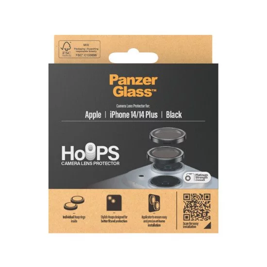PanzerGlass Camera Rings iPhone 14/14 Plus Protection d'écran transparent Apple 1 pièce(s) PanzerGlass Camera Rings iPhone 14/14 Plus Protection d'écran transparent Apple 1 pièce(s)