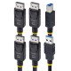 StarTech.com Câble KVM Double DisplayPort de 1,8m et USB 5Gbps, 4K 60Hz, Câble Combo DP 1.2 et USB pour Commutateurs/Switchs KVM à Deux Moniteurs StarTech.com Câble KVM Double DisplayPort de 1,8m et USB 5Gbps, 4K 60Hz, Câble Combo DP 1.2 et USB pour Commutateurs/Switchs KVM à Deux Moniteurs