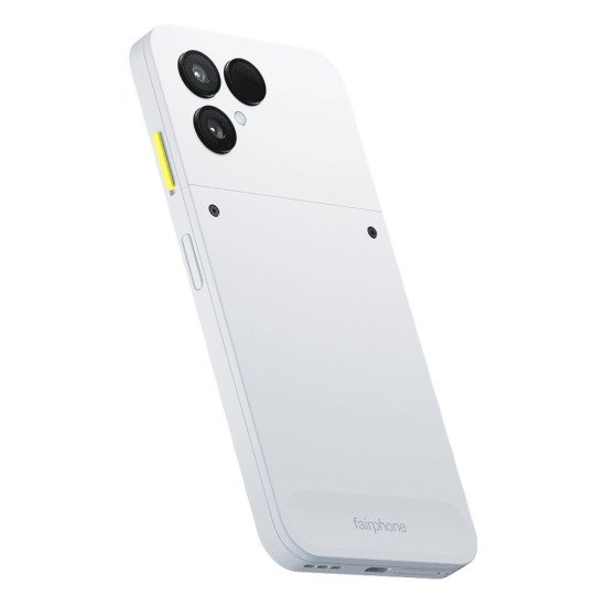 Fairphone The (Gen 6) 16 cm (6.31") Double SIM Android 15 5G USB Type-C 8 Go 256 Go 4415 mAh Blanc