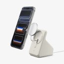 Spigen Magsafe Charger Stand (Mag Fit) Smartphone Beige USB Recharge sans fil Intérieure