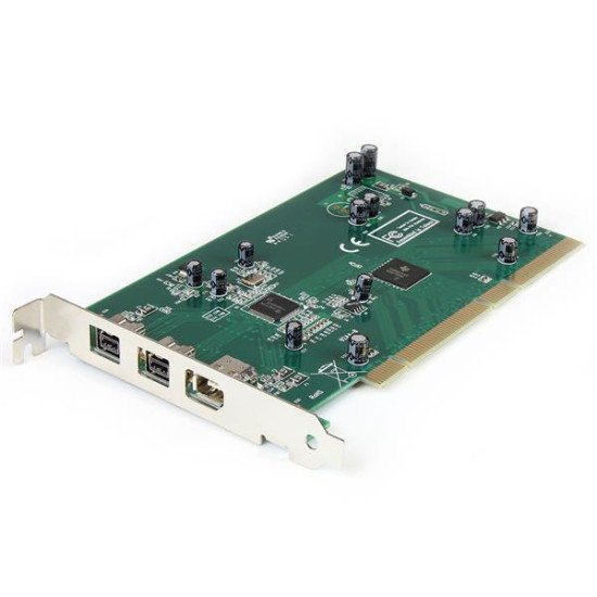 StarTech.com Carte adaptateur 3 ports PCI 1394b FireWire avec kit dédition vidéo numérique