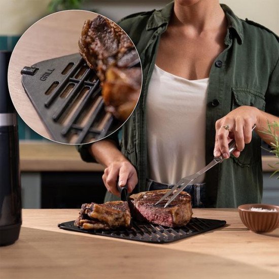 Cecotec Cecofry&Grill Duoheat 8000 Unique 8 L Autonome 2200 W Friteuse d'air chaud Noir