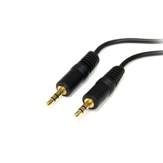 StarTech.com 6ft 3.5mm câble audio 1,8 m 3,5mm Noir