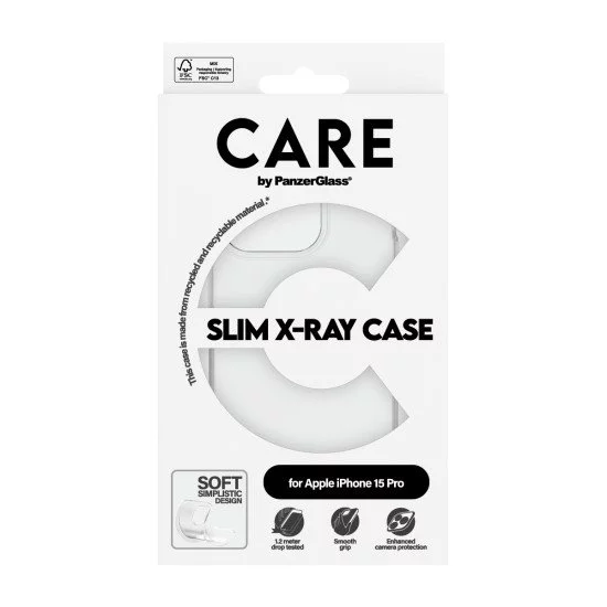 PanzerGlass CARE by PG TP X-Ray Sof Basic iPhone 15P coque de protection pour téléphones portables Housse Transparent PanzerGlass CARE by PG TP X-Ray Sof Basic iPhone 15P coque de protection pour téléphones portables Housse Transparent