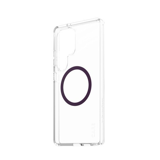 PanzerGlass CARE by ® Flagship Case Transparent Urban Combat w. Plum Purple Qi Compatible Samsung Galaxy S25 Ultra coque de protection pour téléphones portables Housse