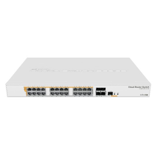 Mikrotik CRS328-24P-4S+RM commutateur réseau Géré L2/L3 Gigabit Ethernet (10/100/1000) Connexion Ethernet POE 1U Blanc
