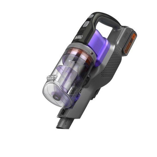 Black & Decker BDPSE1815P-QW aspirateur balai et balai électrique Aspirateur-balai 2 en 1 Batterie Sec Sans sac 0,65 L Violet 1,5 Ah