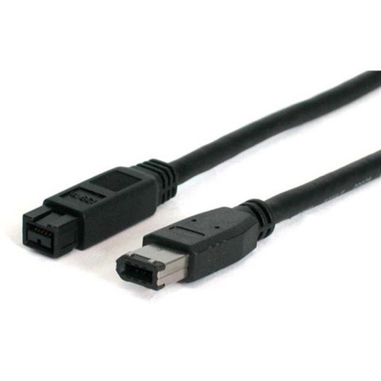StarTech.com 6 ft 1394b Firewire Cable 9-6 Pin M-M Noir 1,8 m