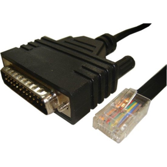 Cisco CAB-CONAUX= câble Série Noir 1,8 m DB25 RJ-45