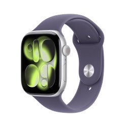 Apple Watch Series 11 OLED 46 mm Numérique 416 x 496 pixels Écran tactile Argent Wifi GPS (satellite)