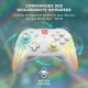 Turtle Beach Afterglow Wave Blanc Manette de gaming RGB sans fil Sous licence officielle pour Nintendo Switch 2