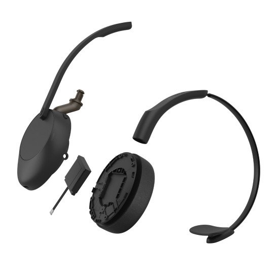 Jabra Evolve3 65 Casque Sans fil Arceau Bureau/Centre d'appels USB Type-A Bluetooth Noir