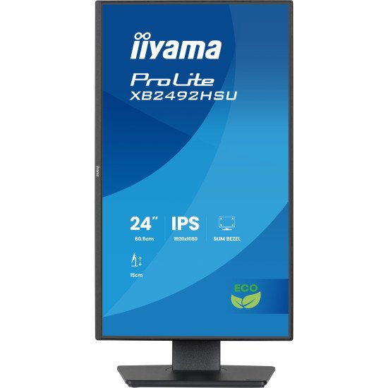 iiyama ProLite XB2492HSU-B1 écran PC 61 cm (24") 1920 x 1080 pixels Full HD LED Noir iiyama ProLite XB2492HSU-B1 écran PC 61 cm (24") 1920 x 1080 pixels Full HD LED Noir