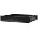 Intellinet Étagère tiroir 19", 2U, profondeur 350 mm, charge max. 30 kg, noire, garantie trois ans