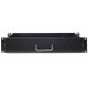 Intellinet Étagère tiroir 19", 2U, profondeur 350 mm, charge max. 30 kg, noire, garantie trois ans