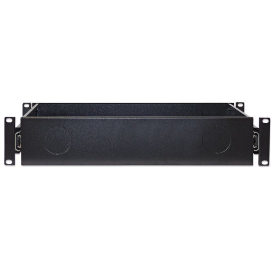 Intellinet Étagère tiroir 19", 2U, profondeur 350 mm, charge max. 30 kg, noire, garantie trois ans