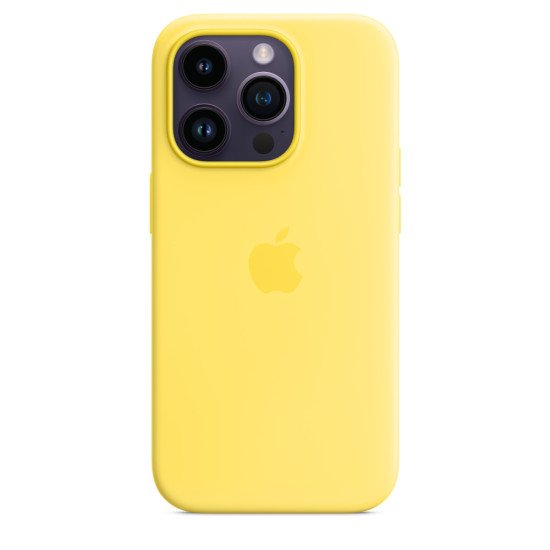 Apple MQUG3ZM/A coque de protection pour téléphones portables 15,5 cm (6.1") Housse Jaune