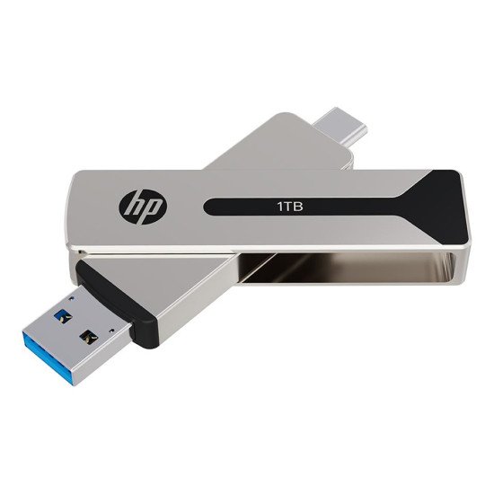 PNY 911 Pro lecteur USB flash 1 To USB Type-A / USB Type-C 3.2 Gen 2 (3.1 Gen 2) Argent