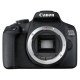 Canon EOS 2000D BK BODY EU26 Boîtier d'appareil-photo SLR 24,1 MP CMOS 6000 x 4000 pixels Noir