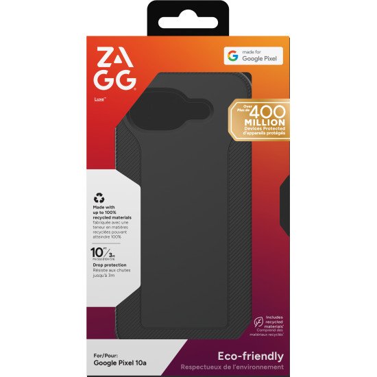 ZAGG Luxe coque de protection pour téléphones portables 16 cm (6.3") Housse Noir
