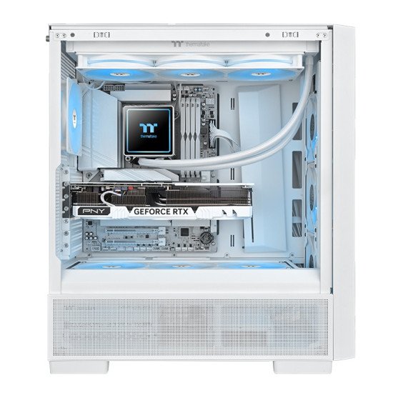 Thermaltake TH360 V3 ARGB Processeur Refroidisseur de liquide tout-en-un 12 cm Blanc 1 pièce(s)