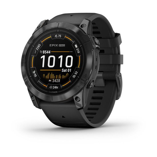 Garmin epix Pro (Gen 2) 3,56 cm (1.4") AMOLED 51 mm Numérique 454 x 454 pixels Écran tactile Gris Wifi GPS (satellite)