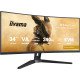 iiyama G-MASTER GCB3486WQSCP-B1 écran PC 86,4 cm (34") 1440 x 3440 pixels 4K Ultra HD Noir iiyama G-MASTER GCB3486WQSCP-B1 écran PC 86,4 cm (34") 1440 x 3440 pixels 4K Ultra HD Noir