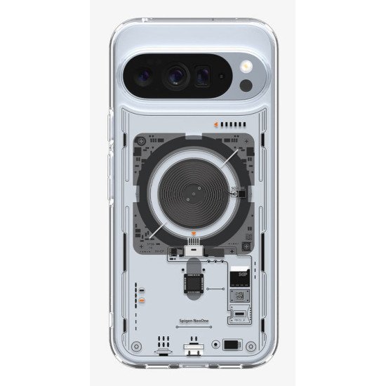 Spigen ACS09727 coque de protection pour téléphones portables 17,3 cm (6.8") Housse Noir, Transparent
