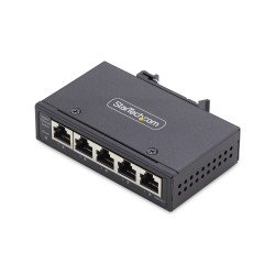 StarTech.com Switch Réseau Industriel 5 Ports Non Géré, 100/1000 Ethernet, Rail DIN/Montage Mural, Commutateur Gigabit IP30 Robuste, -40°C - 75°C, 9~60V DC, Conforme TAA StarTech.com Switch Réseau Industriel 5 Ports Non Géré, 100/1000 Ethernet, Rail DIN/Montage Mural, Commutateur Gigabit IP30 Robuste, -40°C - 75°C, 9~60V DC, Conforme TAA