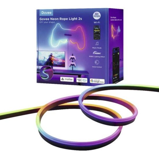 Govee 120180 éclairage intelligent Éclairage mural intelligent Wi-Fi/Bluetooth 48 W